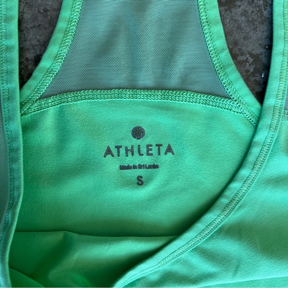 Athleta Bright Green Racerback Tank Top - Picture 5 of 9